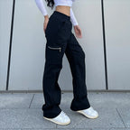 Trendy Women's Loose Street Trousers - Viexta