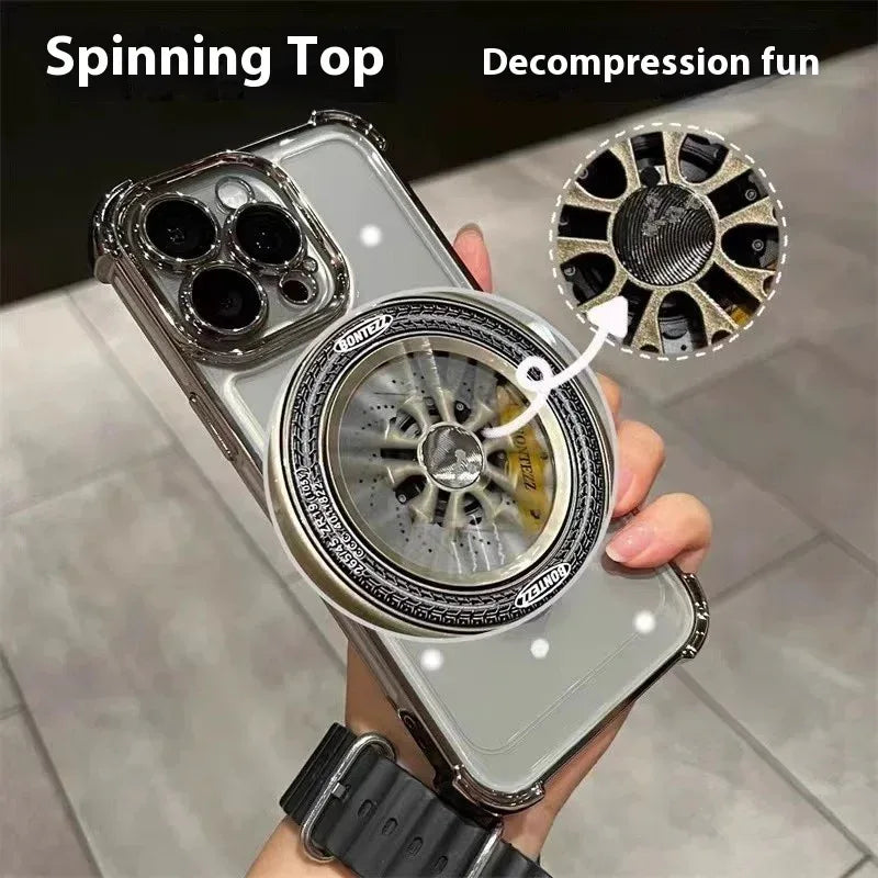 Rotating Gyro Bracket iPhone Case - Viexta