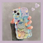 twisted-edge-oil-painting-flower-iphone-case - Viexta
