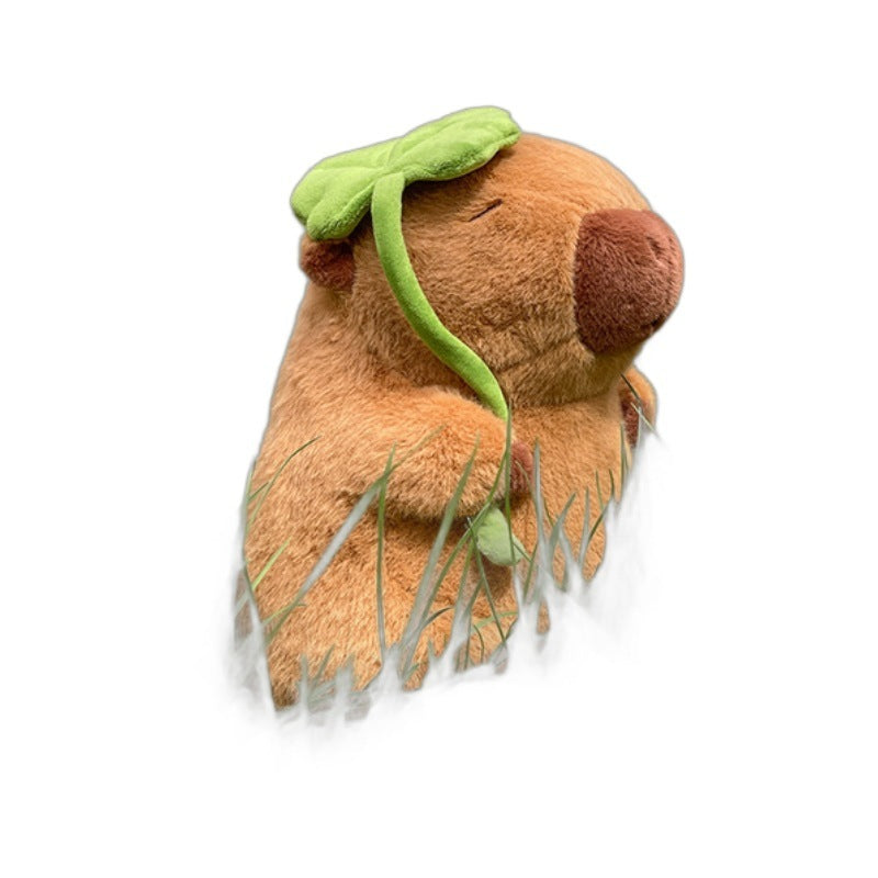 Plush Capybara Figurine Doll