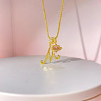 Dopamine 26 English Letter Necklace - Viexta