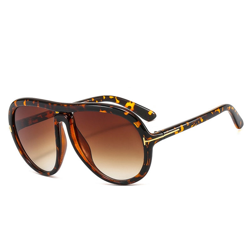 Retro Oversized Pilot Sunglasses