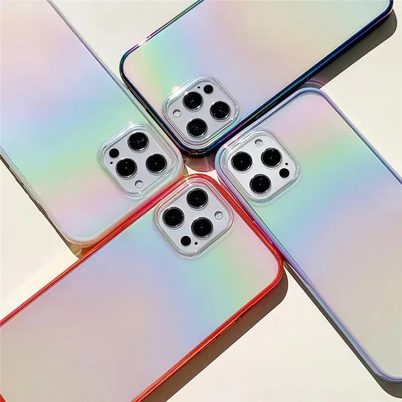 Colorful Transparent 2-in-1 iPhone Case - Viexta