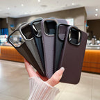 carbon-fiber-grain-magnetic-leather-iphone-case - Viexta