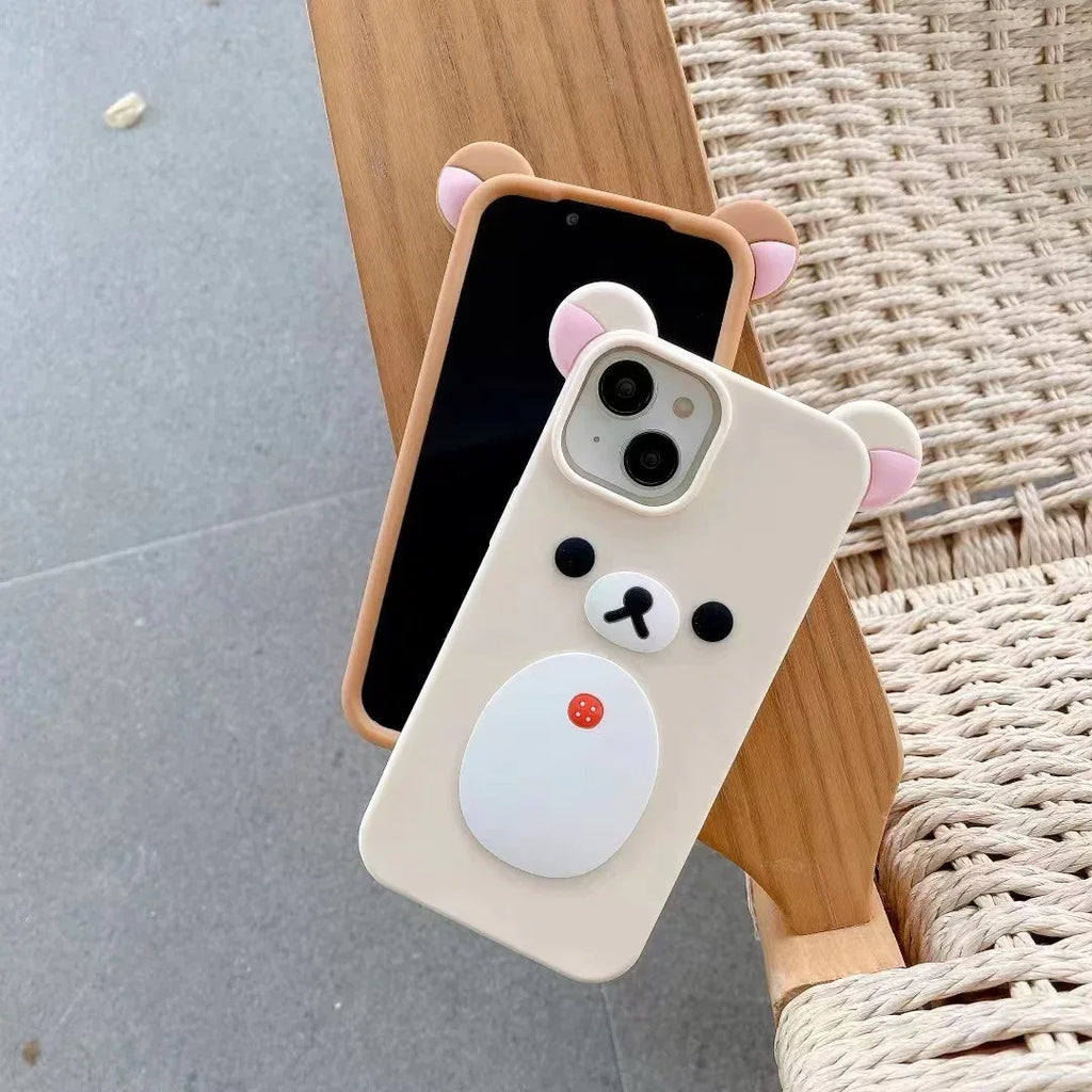 cute-cartoon-silicone-iphone-case - Viexta