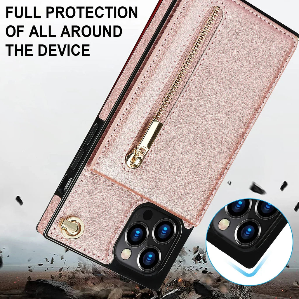 Crossbody XR Zipper iPhone Cover - Viexta