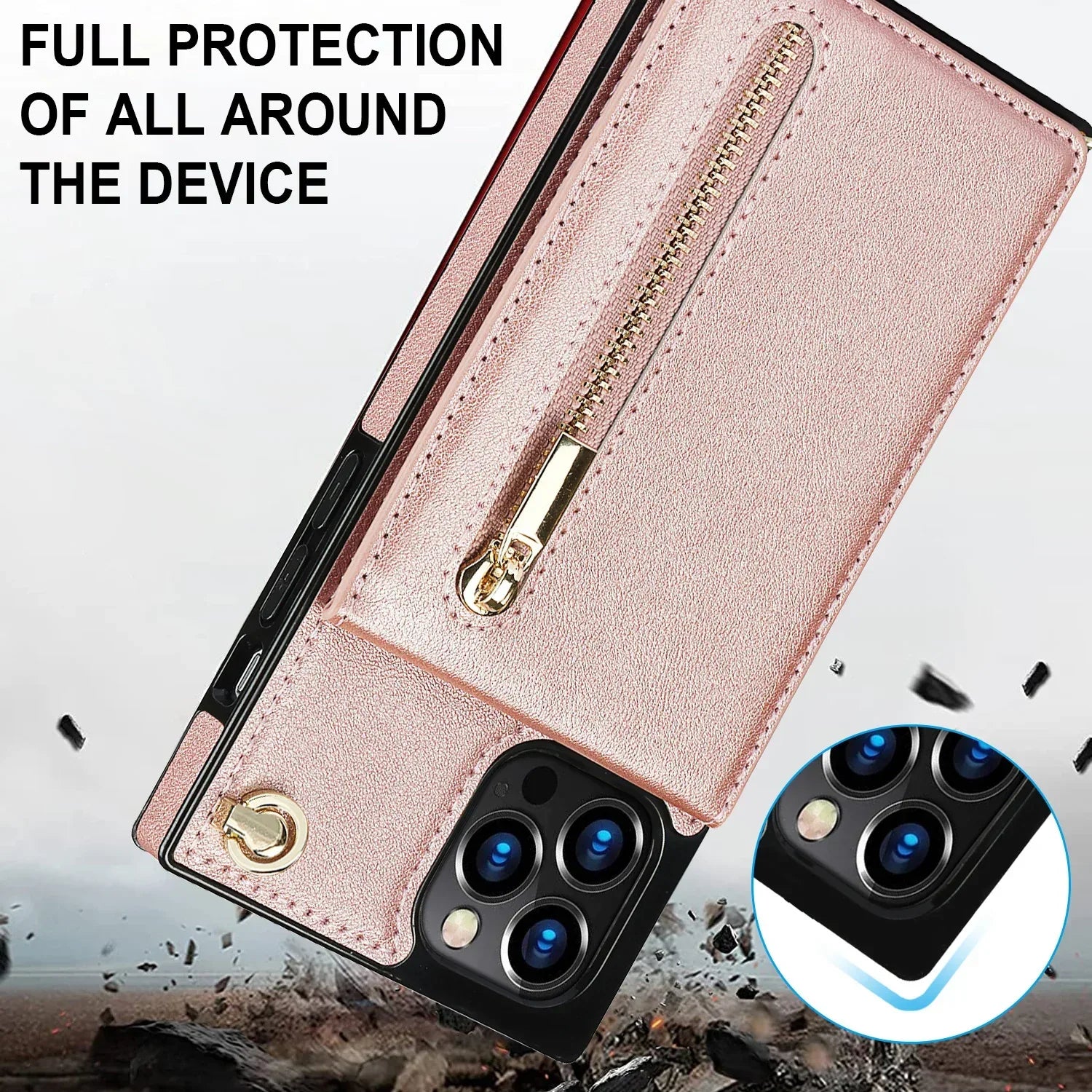 Crossbody XR Zipper iPhone Cover - Viexta