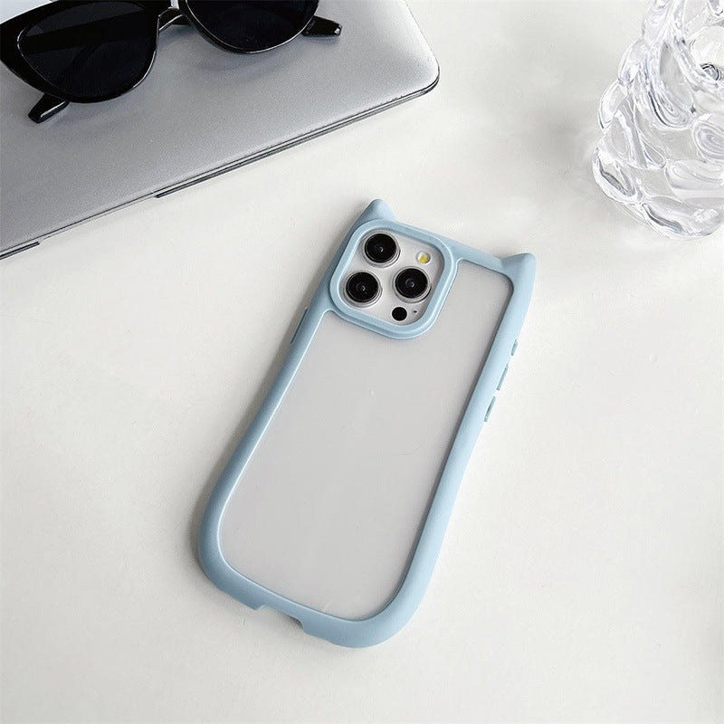 magnetic-shell-stereo-cat-ear-iphone-case