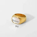 18K Gold Vacuum Plating Shell Ring - Viexta