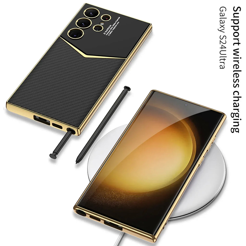 Ultra Thin Anti Drop Carbon Fiber Samsung Case - Viexta