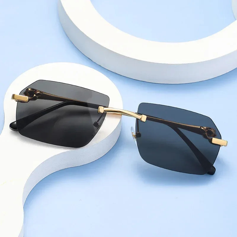 Frameless Trimming Head Sunglasses - Viexta