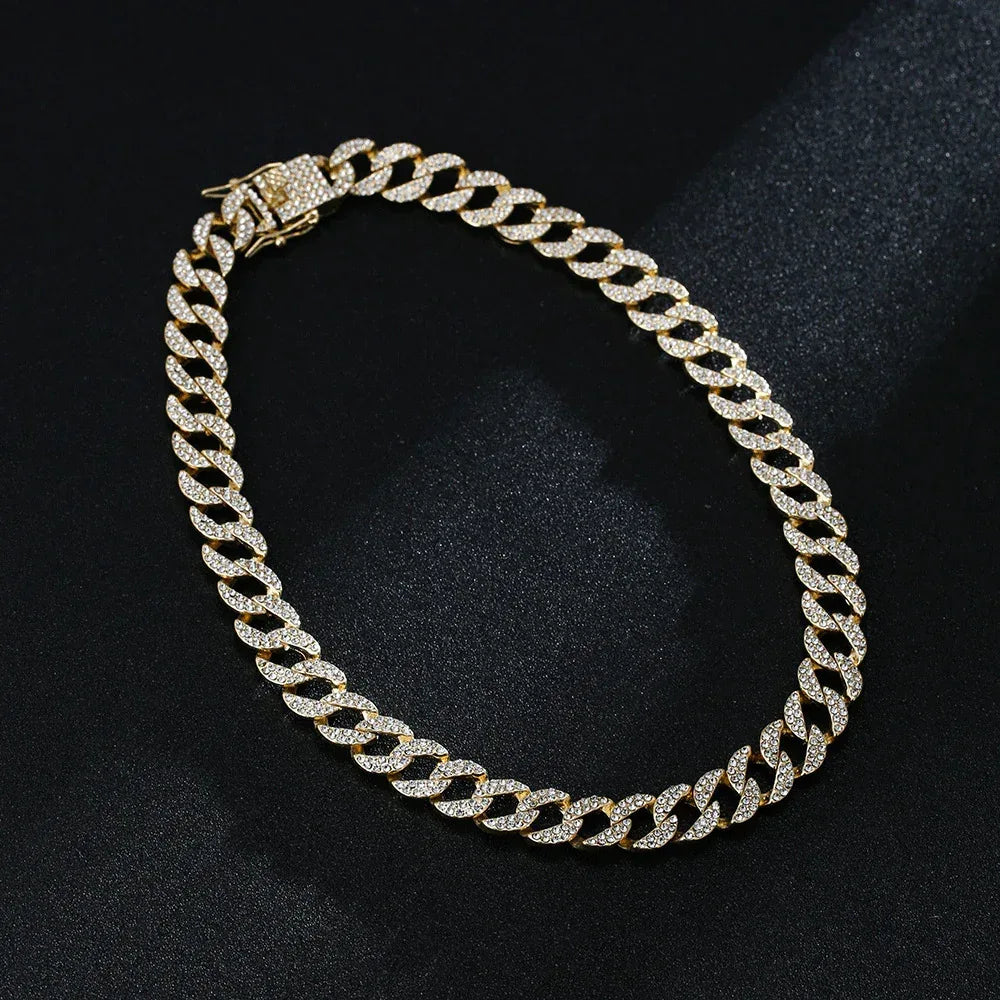 diamond-inlaid-necklace - Viexta