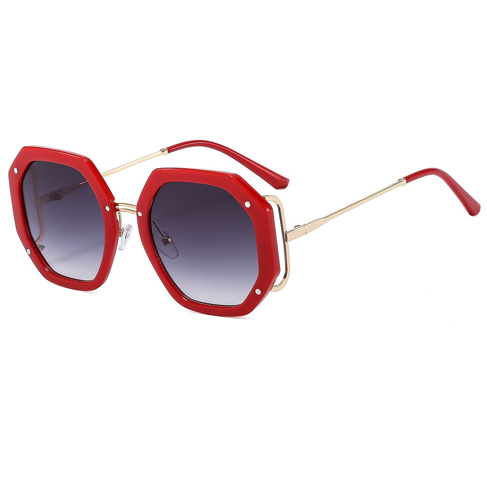 Polygon Large Frame Sunglasses