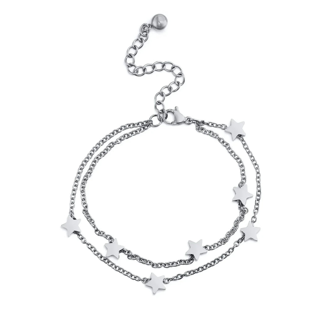 Stainless Steel Double-layer Bracelet - Viexta