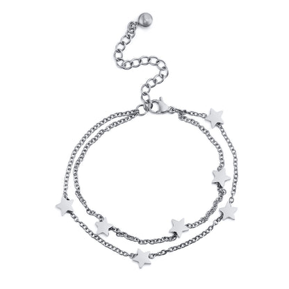 Stainless Steel Double-layer Bracelet