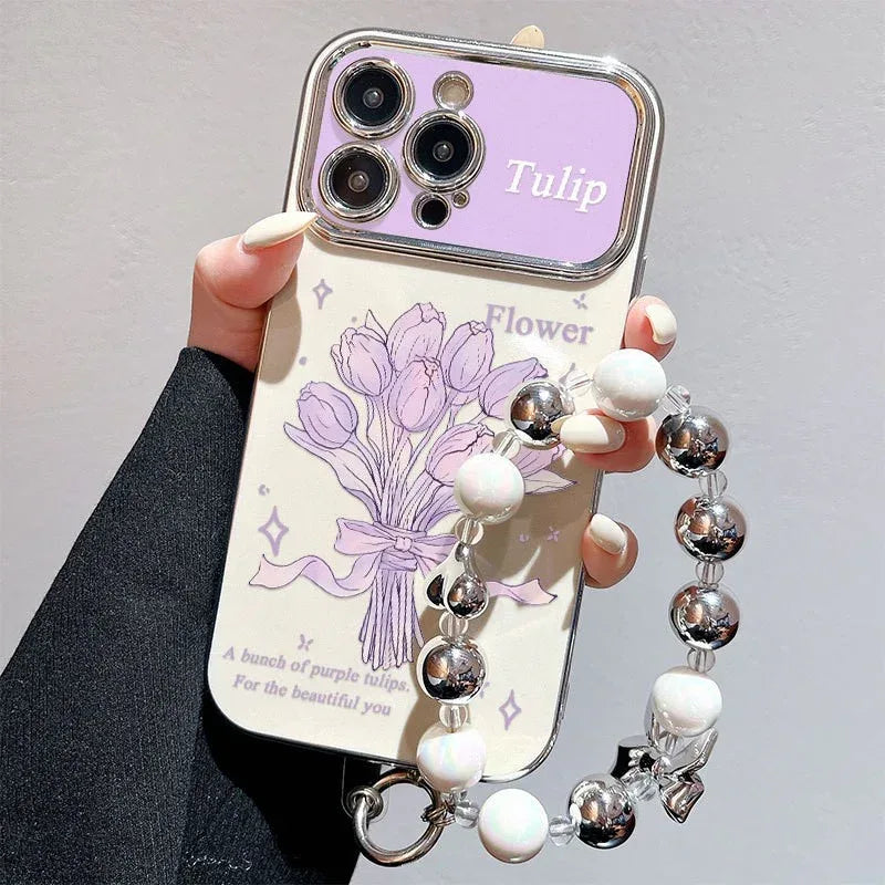 Electroplated Flower iPhone Case Protector - Viexta