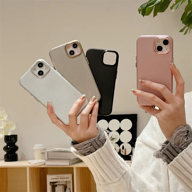 Leather Material iPhone Case - Viexta
