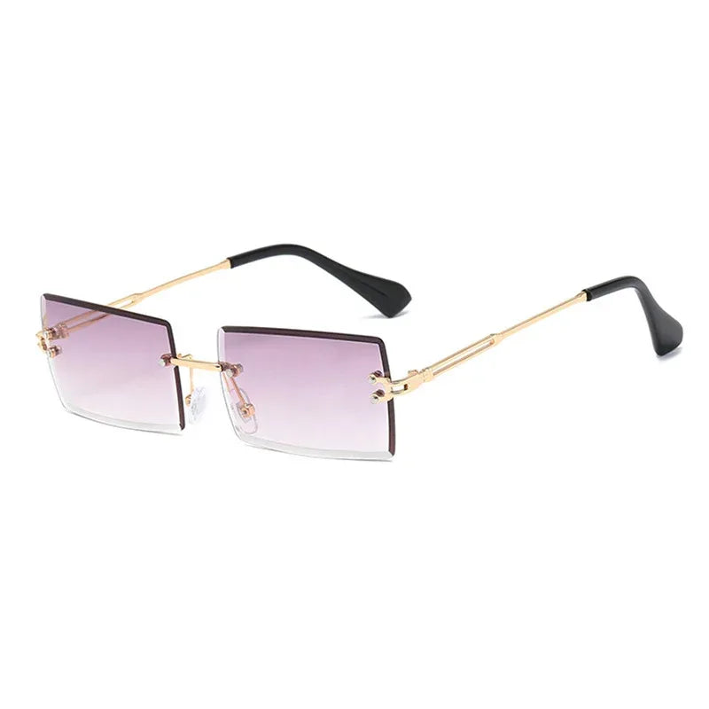 Frameless Cut Edge Sunglasses - Viexta