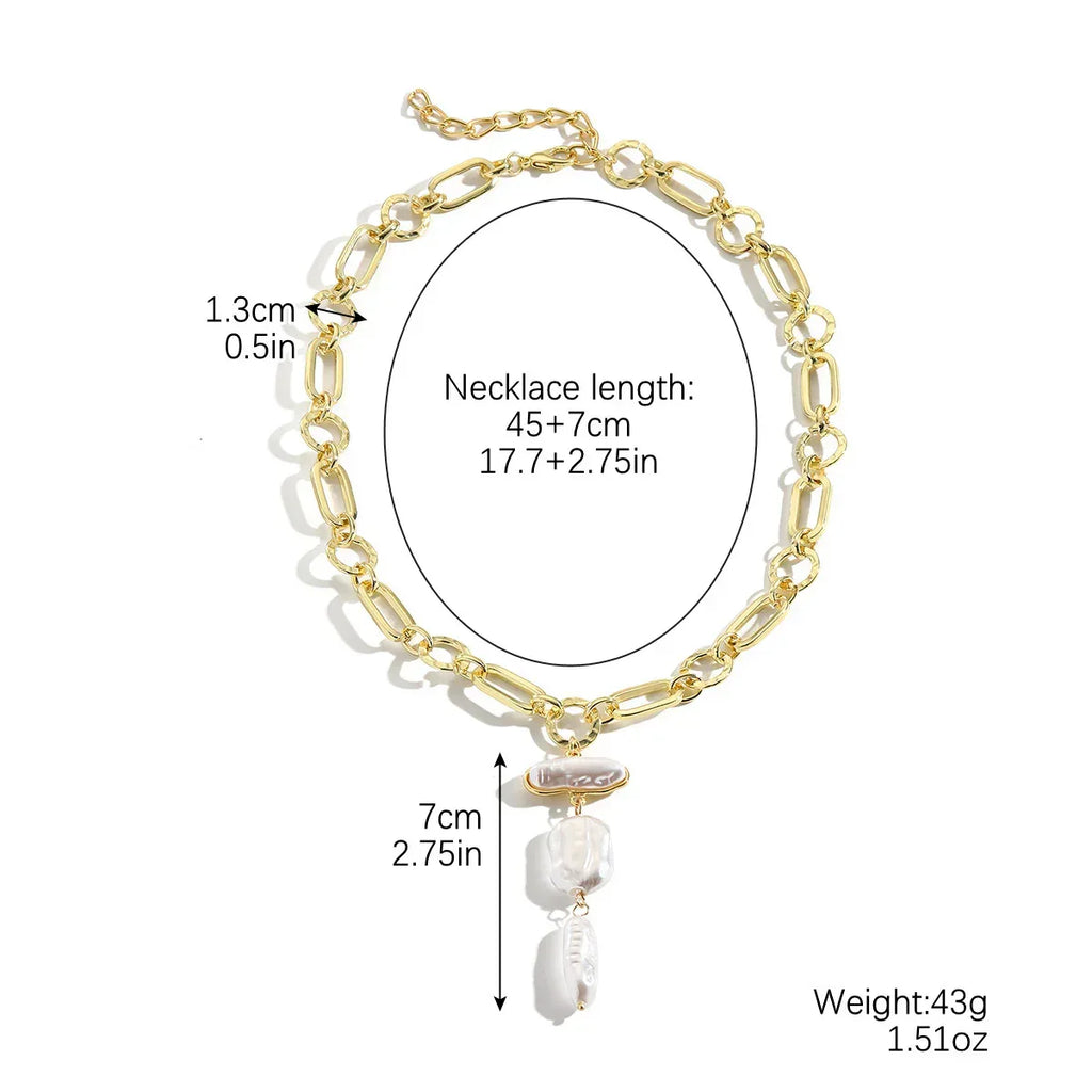 Light Luxury High-grade Long Pearl Chain - Viexta