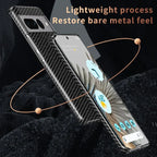 Wireless Charger PC Carbon Fiber Pattern Magnetic Pixel Case - Viexta