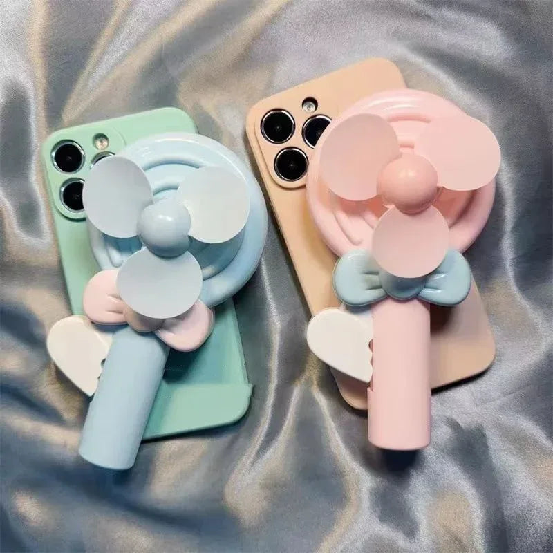 Lollipop Hand Fan Drop-resistant Soft iPhone Case - Viexta