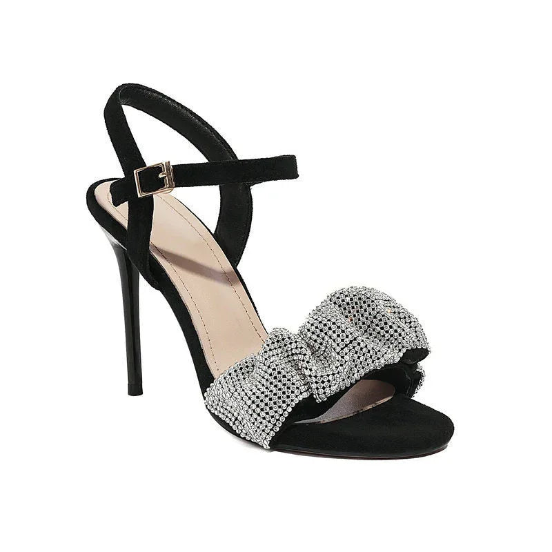 black and White Heels - Viexta