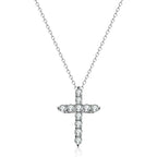 trend-diamond-cross-necklace - Viexta