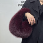 Portable Fur Bag Fall Winter Popular High-grade Niche - Viexta