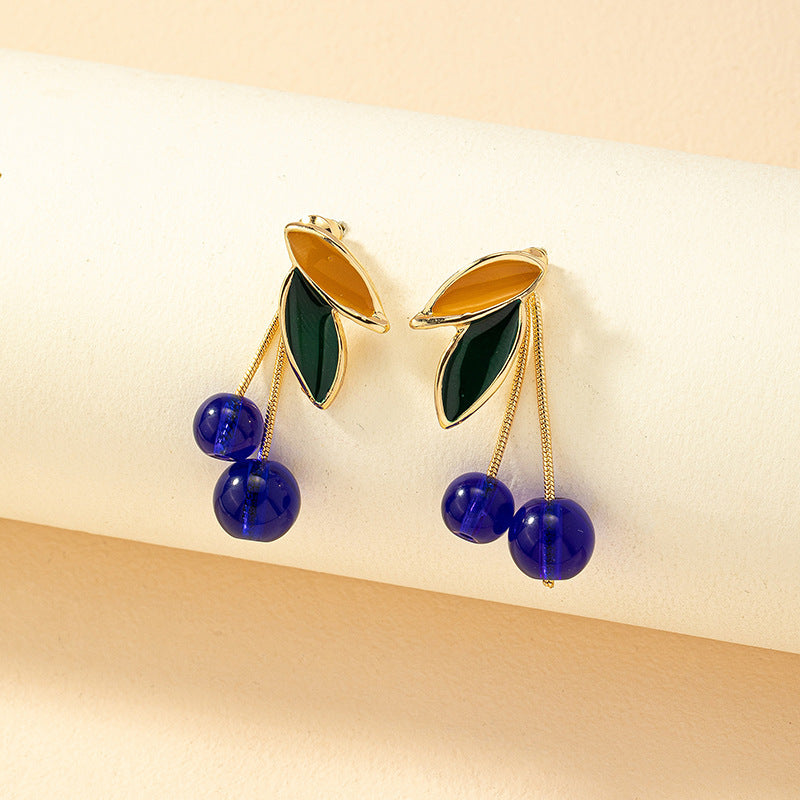 trendy-cherry-shaped-earrings