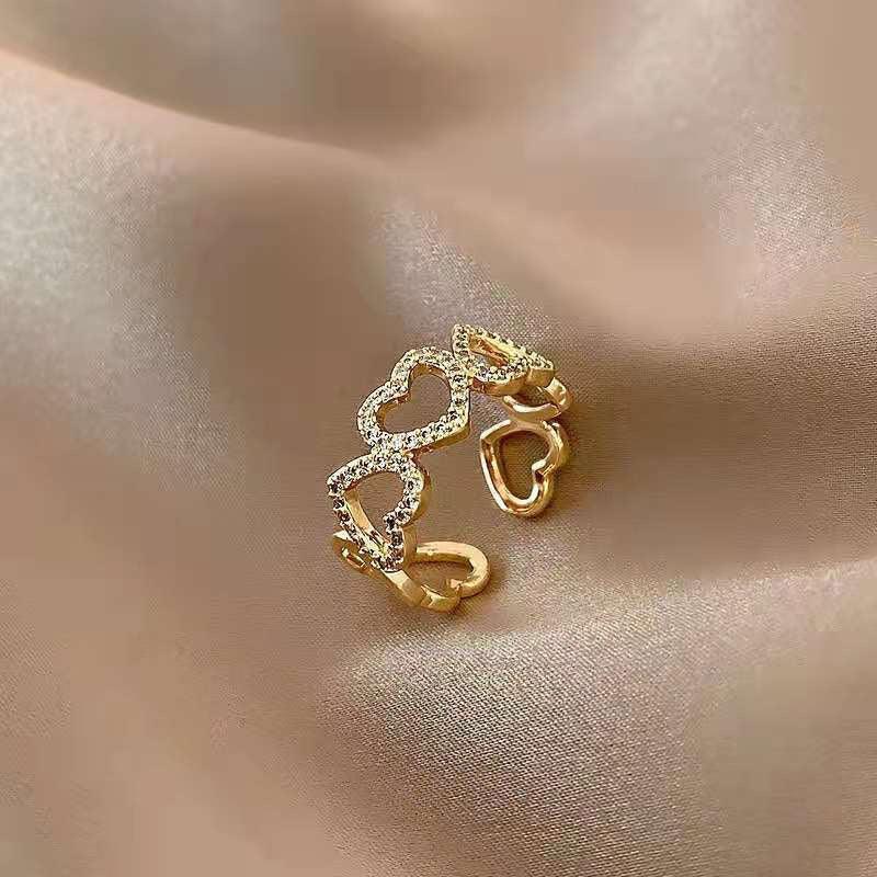 Double Layer Zircon Ring - Viexta