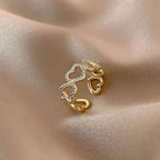 Double Layer Zircon Ring - Viexta