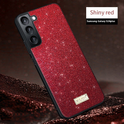 Glitter Leather Case Drop-resistant Samsung Phone Case