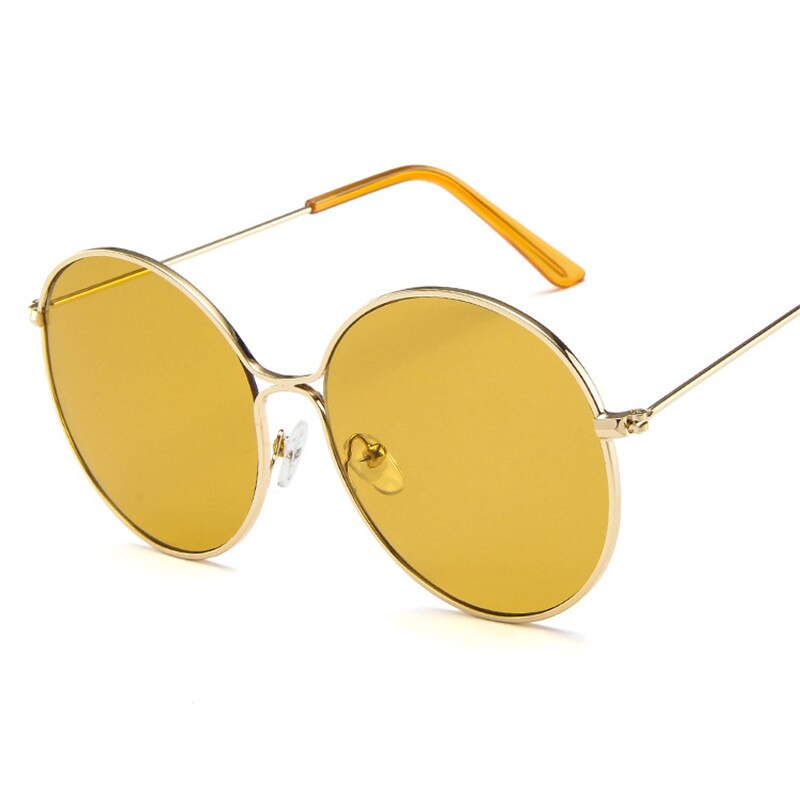 Round Large Frame Sunglasses