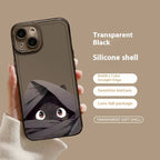 Black Cat High Sense Couple iPhone Case - Viexta