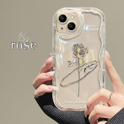 Roses Transparent Silicone iPhone Case