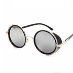 round-retro-uv-protection-sunglasses - Viexta