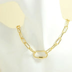retro-personalized-design-screw-buckle-oval-pendant-necklace - Viexta