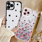 Flower All-inclusive Silicone Transparent iPhone Case - Viexta