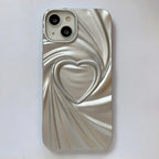 Creative Pleated Love Phone Case - Viexta