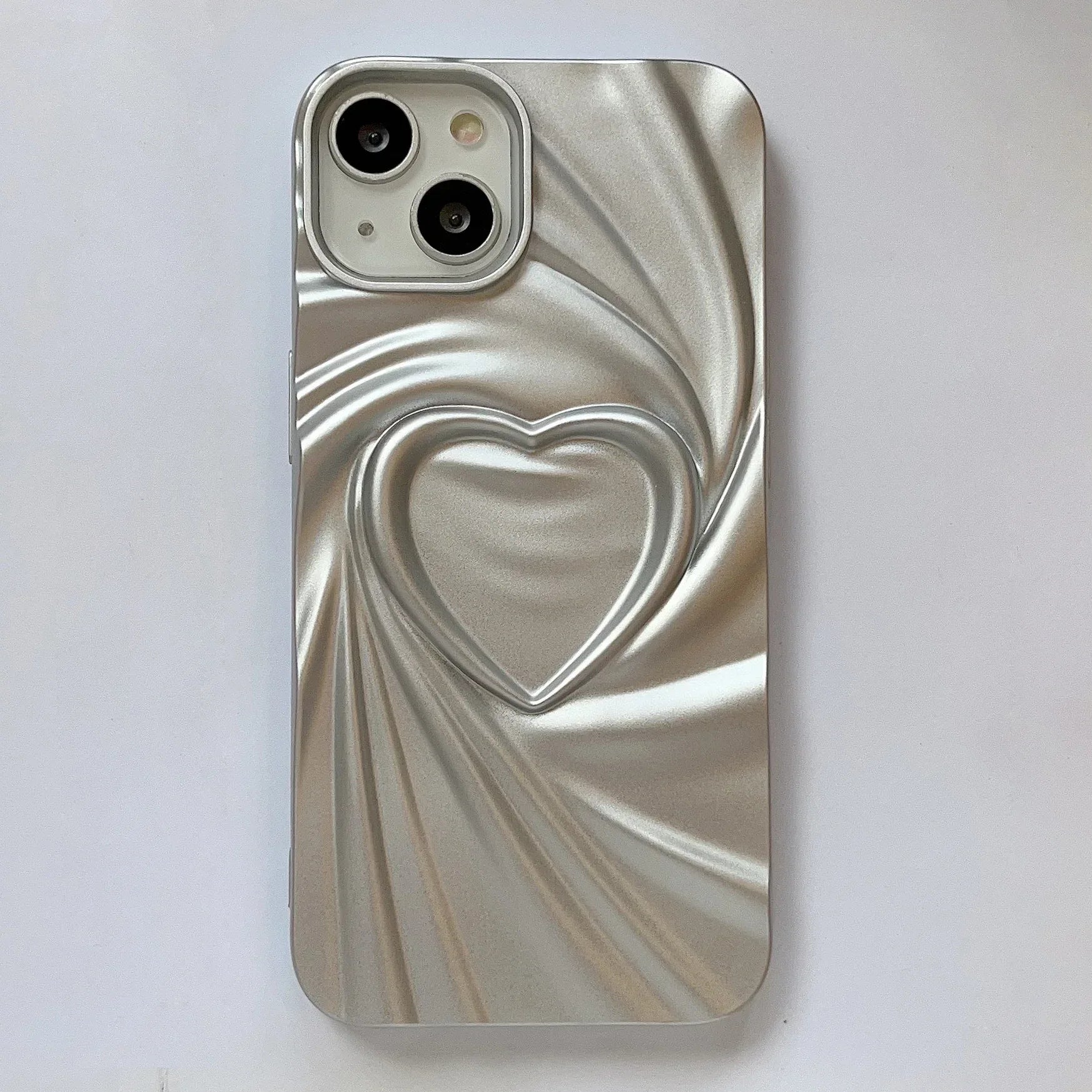 Creative Pleated Love Phone Case - Viexta