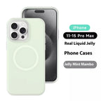 Jelly Magnetic Liquid Silicone iPhone Case