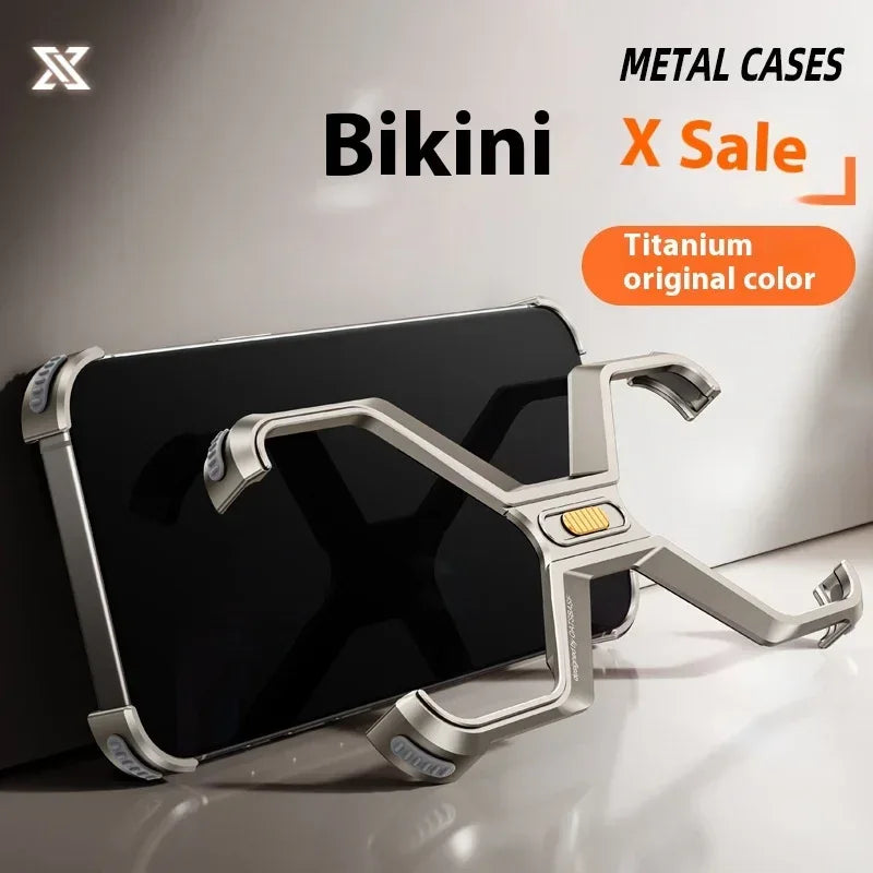 Metal Hollow Frameless Heat Dissipation iPhone case - Viexta