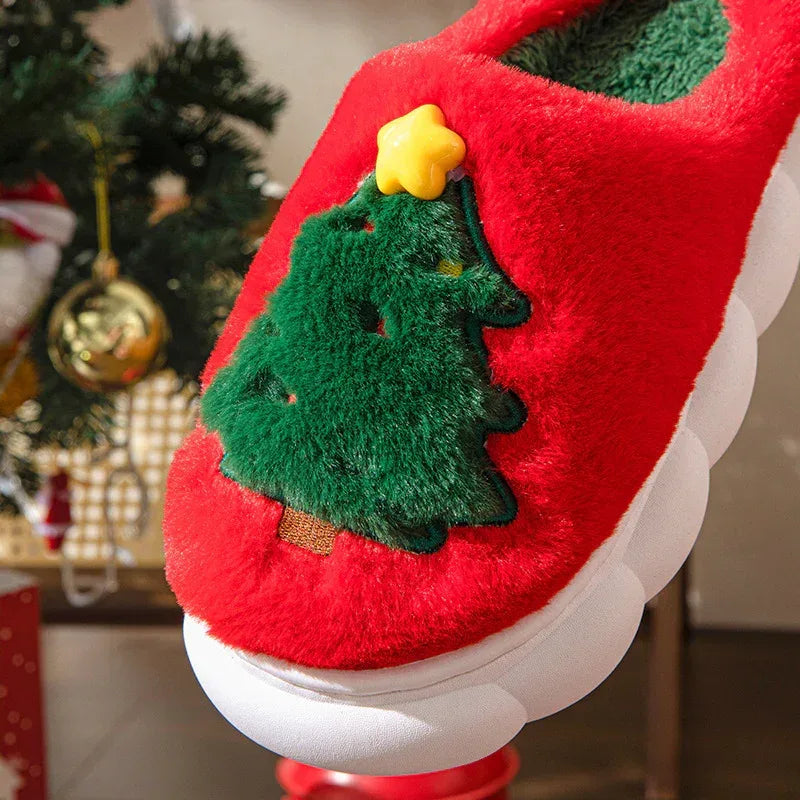 Christmas Tree Women's Home Slippers - Viexta
