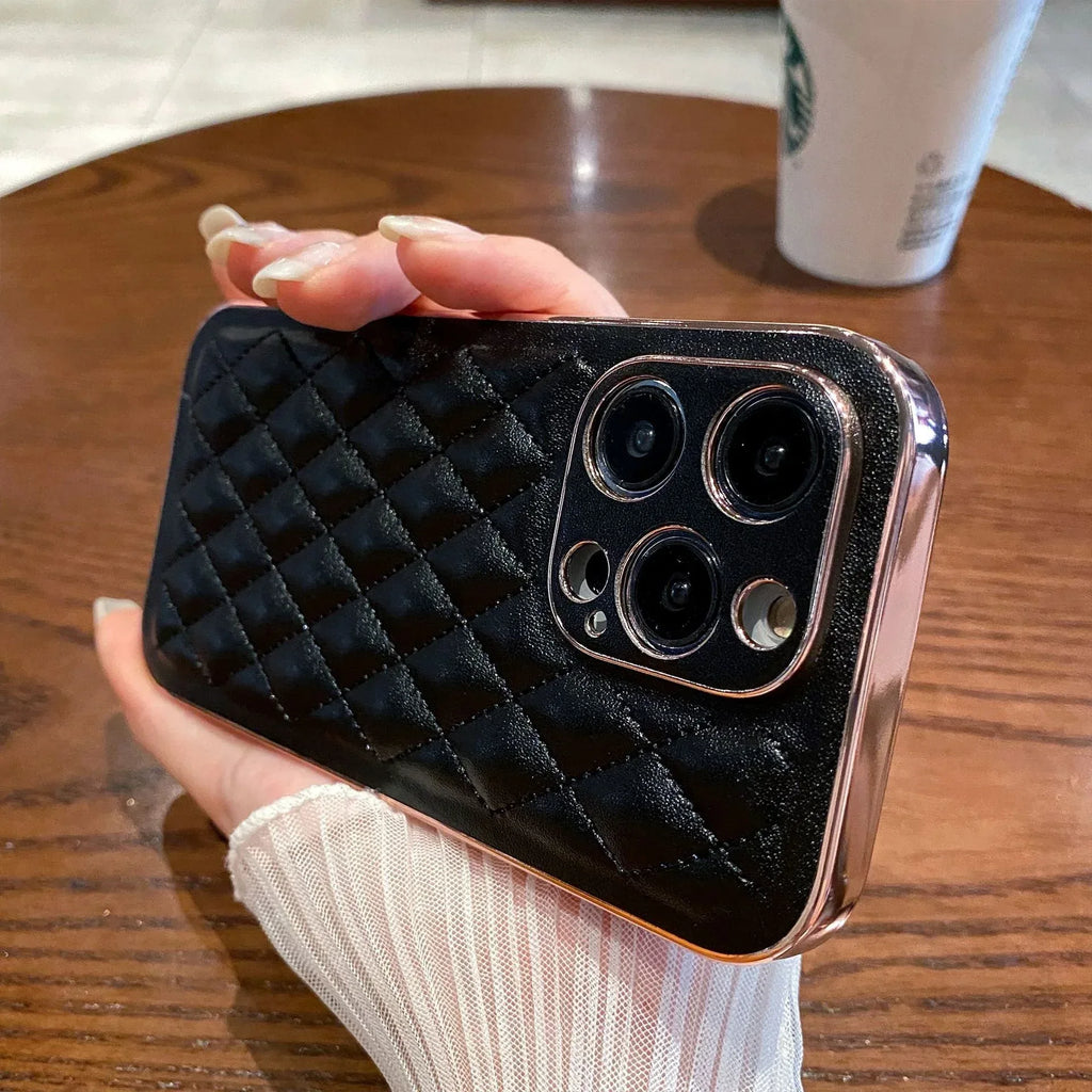 Diamond Leather iPhone Case - Viexta