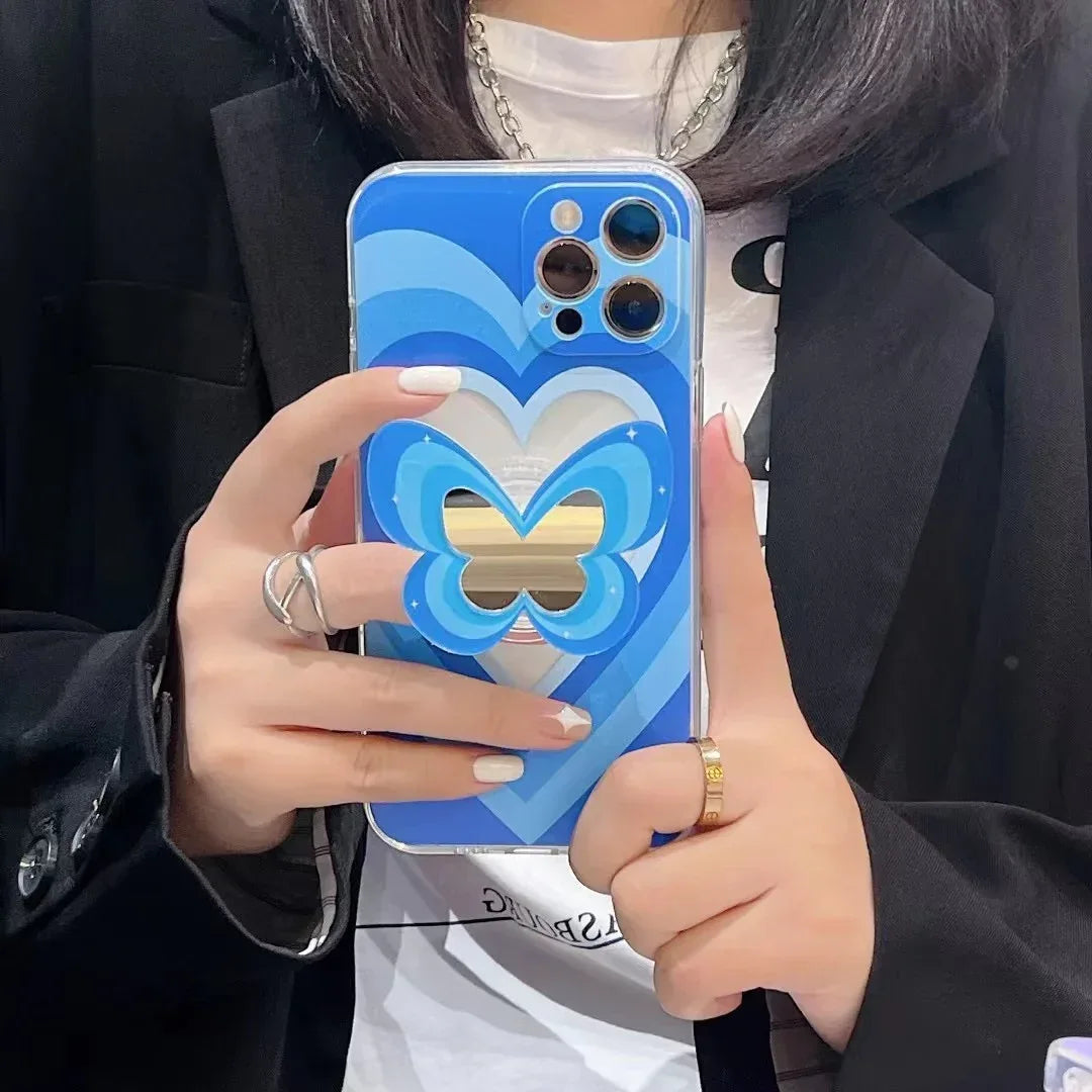 Color Butterfly Silicone Phone Case for IPhone - Viexta