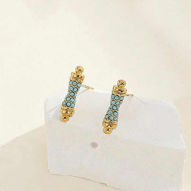 Acrylic Ring Necklace And Earring Suit - Viexta