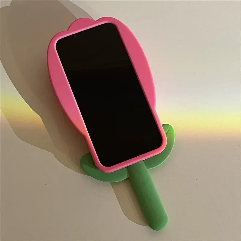 Tulip Flower Silicone Soft Case for IPhone - Viexta