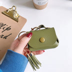 Leather tassel Airpods Pro case