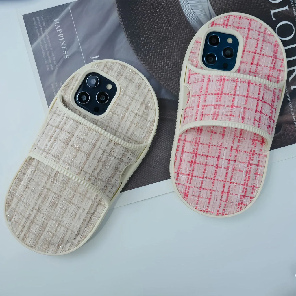 Rhinestone Slippers iPhone Case - Viexta