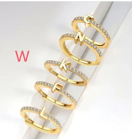 s925-sterling-silver-micro-inlaid-letters-ring - Viexta